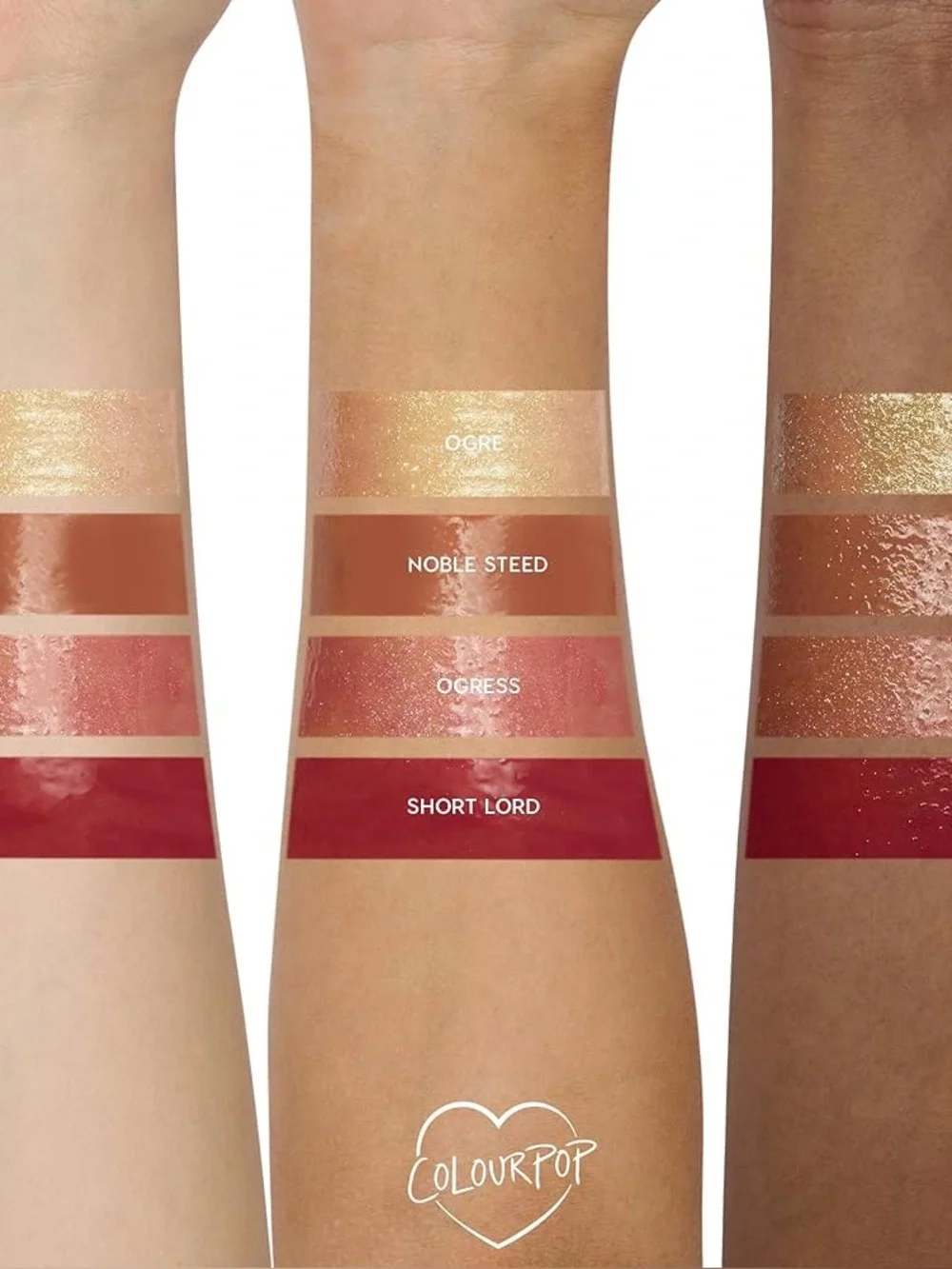 New in Box ColourPop x Shrek Limited Edition Ultra Glossy Lip Gloss - Set of 2